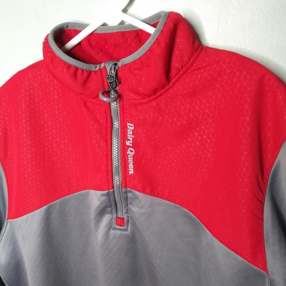 Dairy Queen 4 Zip Pullover Sweater 